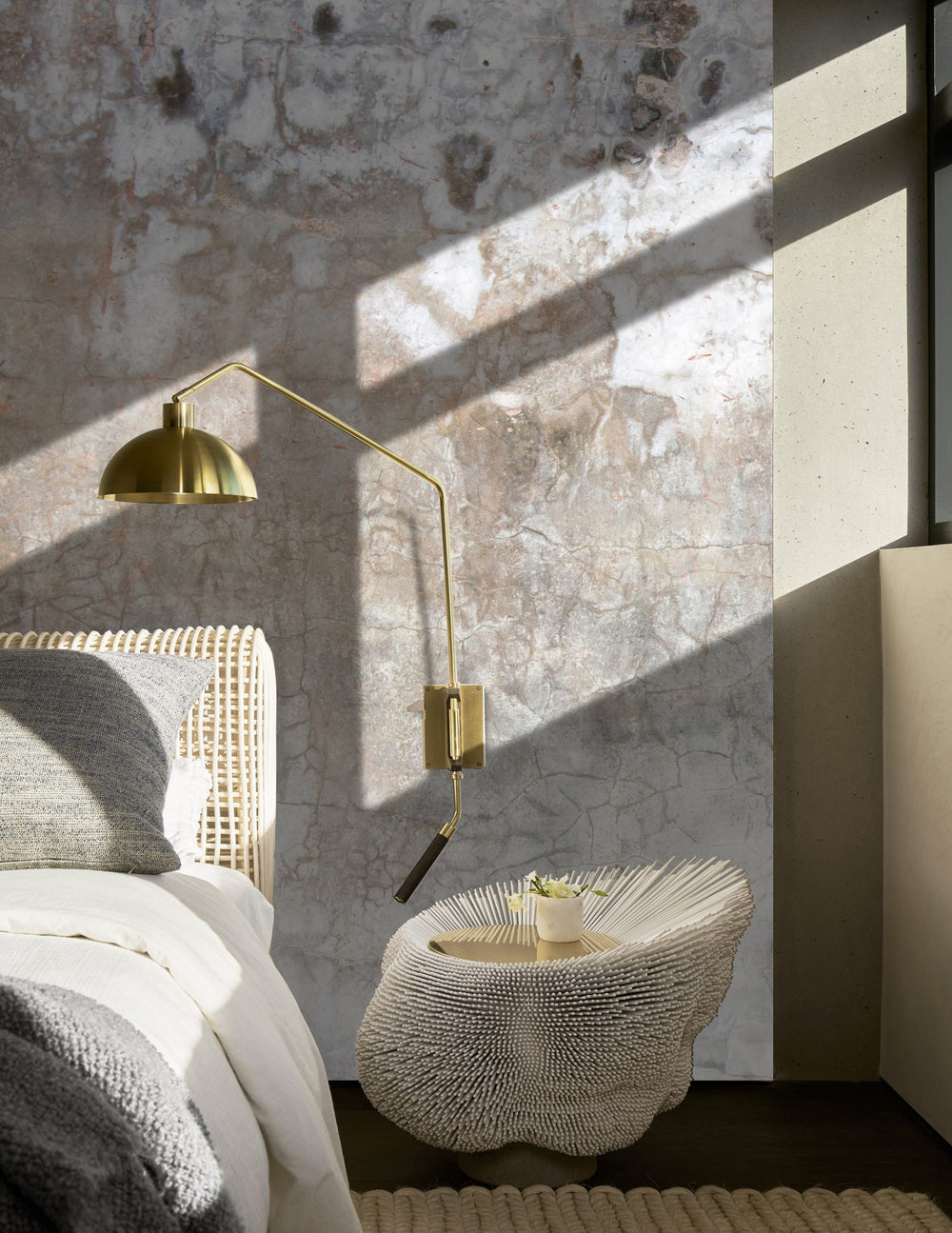 Neutral Concrete Mural Wallpaper M1153