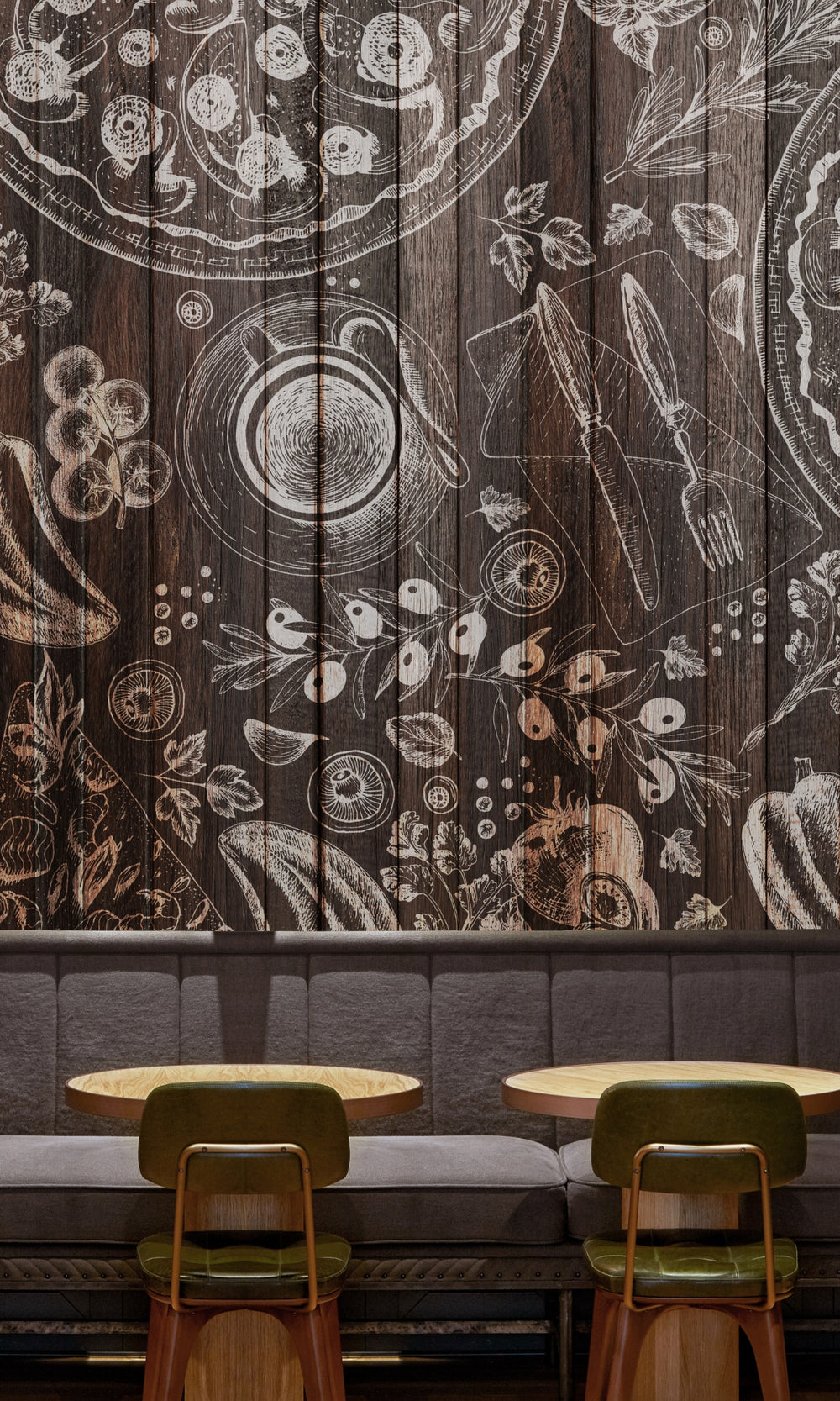 Neutral Delicious Mural Wallpaper M1406-Sample