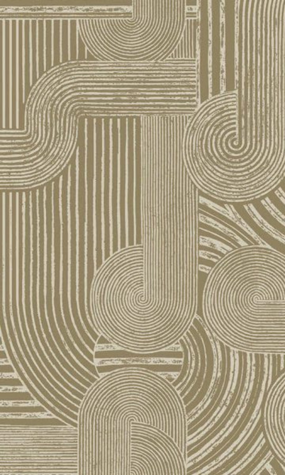 Neutral Intertwined  Geometric Bohemian Wallpaper R8425