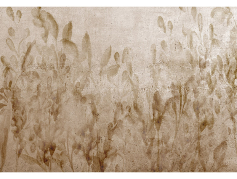Neutral Lavender Flowers Mural Wallpaper M1334