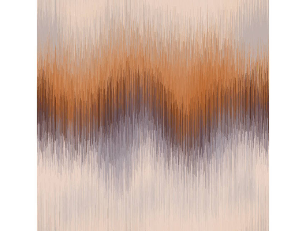 Neutral Orange Ancient Weaving Mural Wallpaper M1396