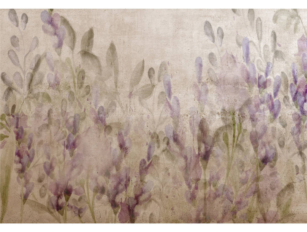 Neutral Provence Flowers Mural Wallpaper M1311