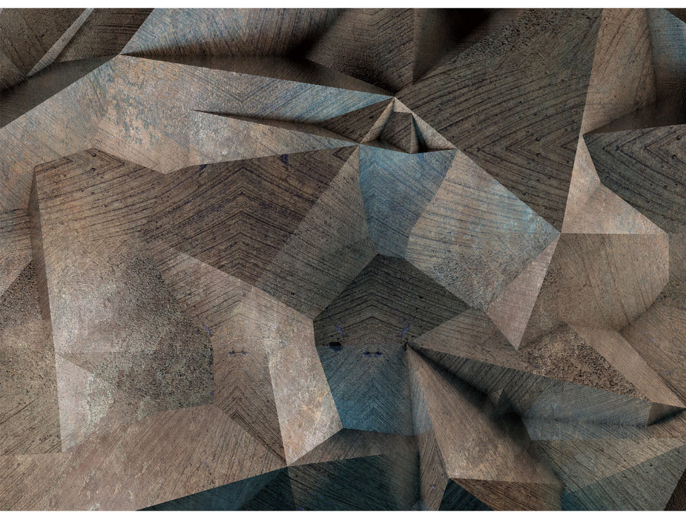 Neutral &  Old uneven Stone Mural Wallpaper M1337