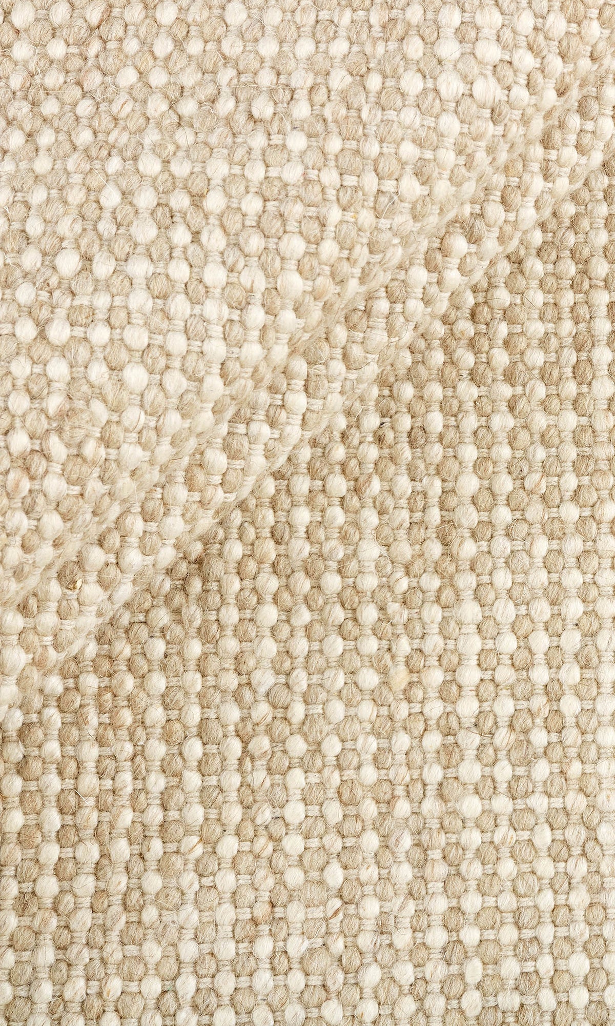 Beige Contemporary Polka Dotted Handwoven Rectangular Luxury Rugs