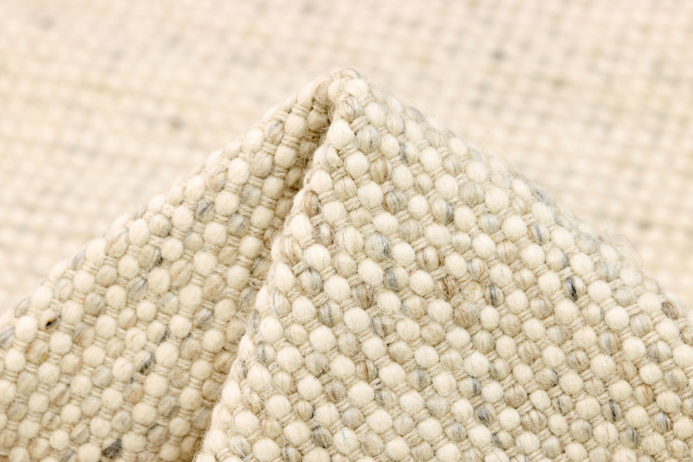 Grey Mix Contemporary Polka Dotted Handwoven Rectangular Luxury Rugs