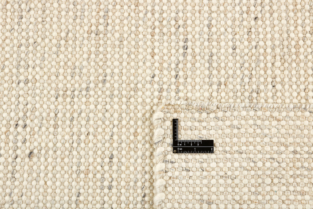 Grey Mix Contemporary Polka Dotted Handwoven Rectangular Luxury Rugs