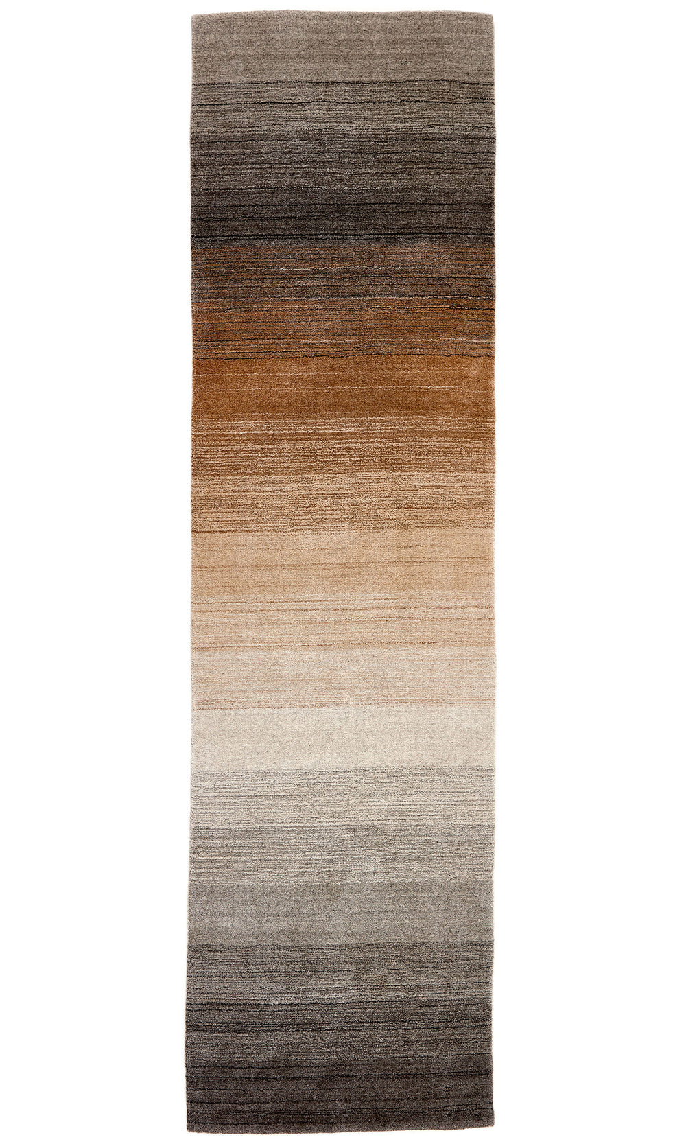 Natural Multi Panoramic Stripes Handloom Rectangular Luxury Rugs