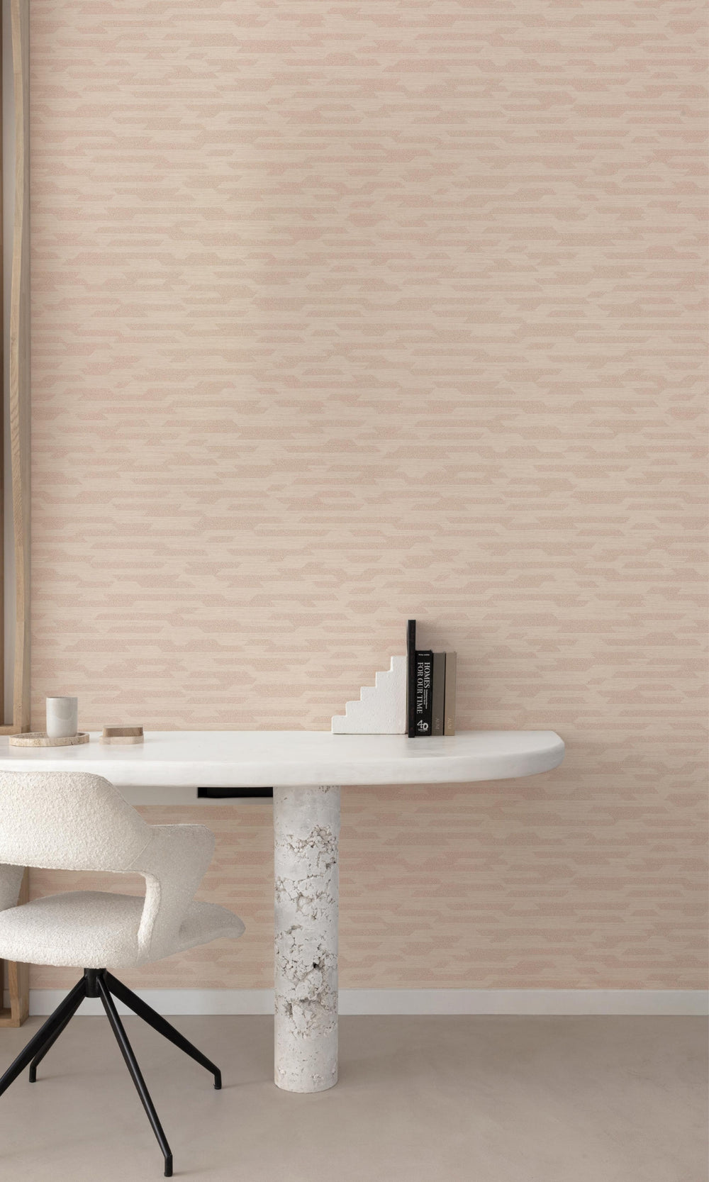 Pink Abstract Geometric Motives Wallpaper R9268