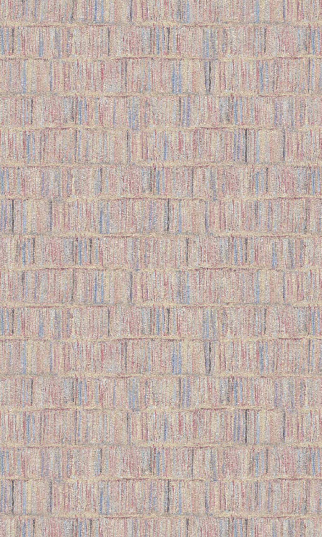 Pink Brushstrokes Tiles Geometric Wallpaper R8473