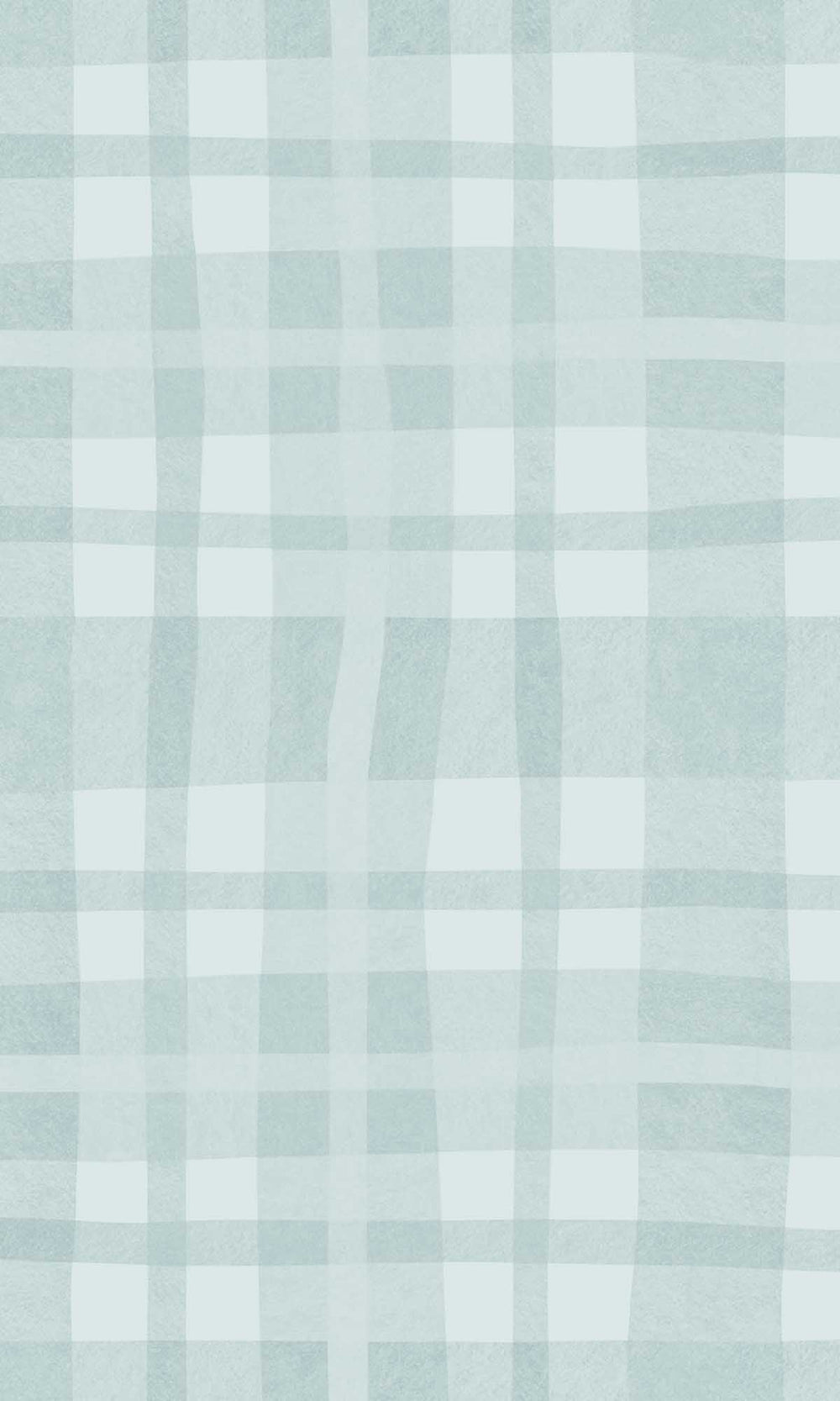 Sky Blue Soft Watercolor Plaid Wallpaper R10008