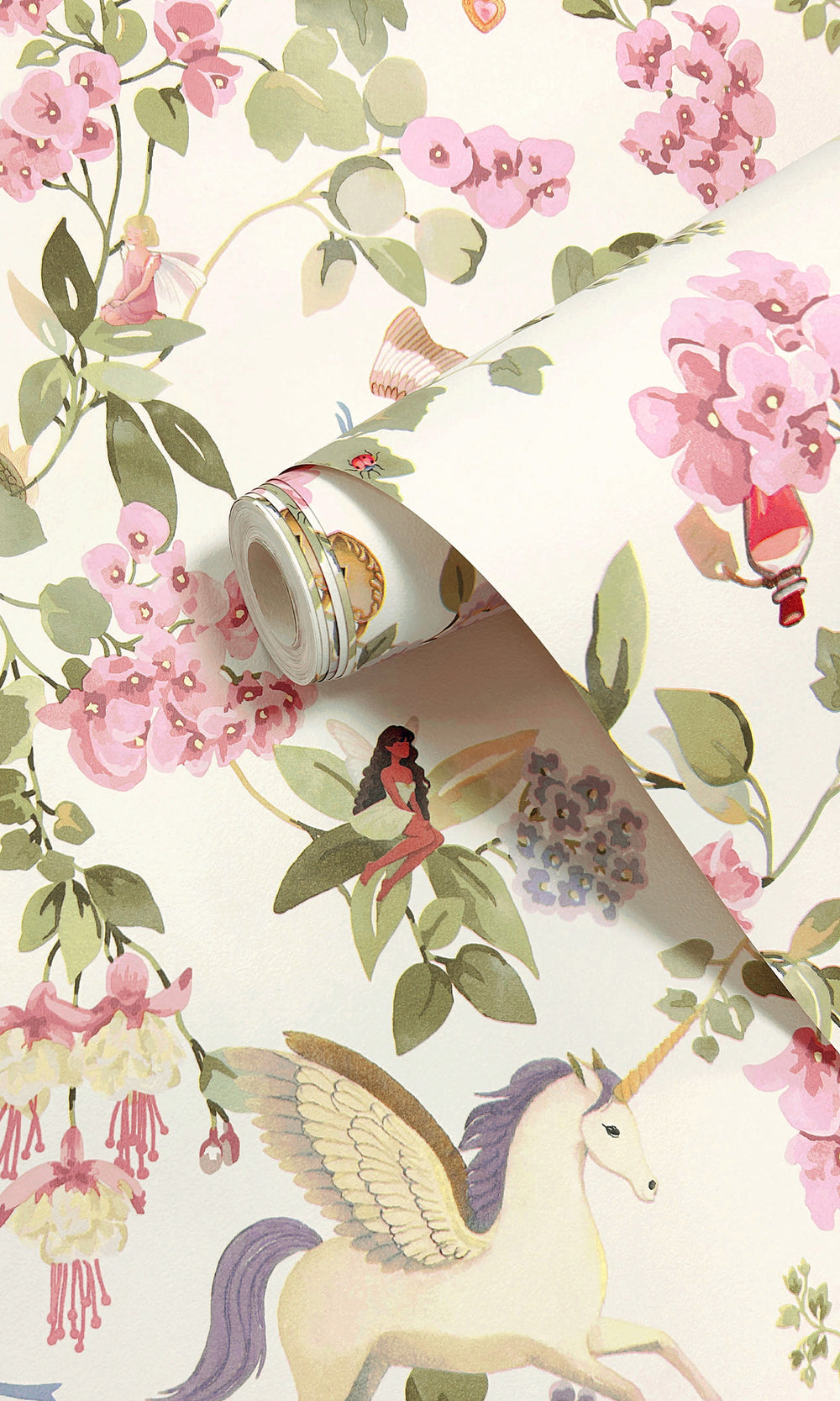Cream/Multi Mystical Garden Wallpaper R10014