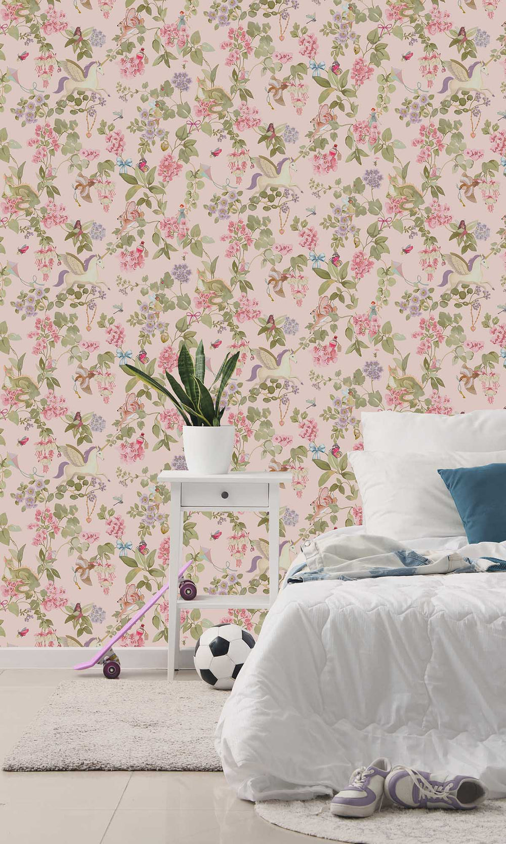 Pink Mystical Garden Wallpaper R10015
