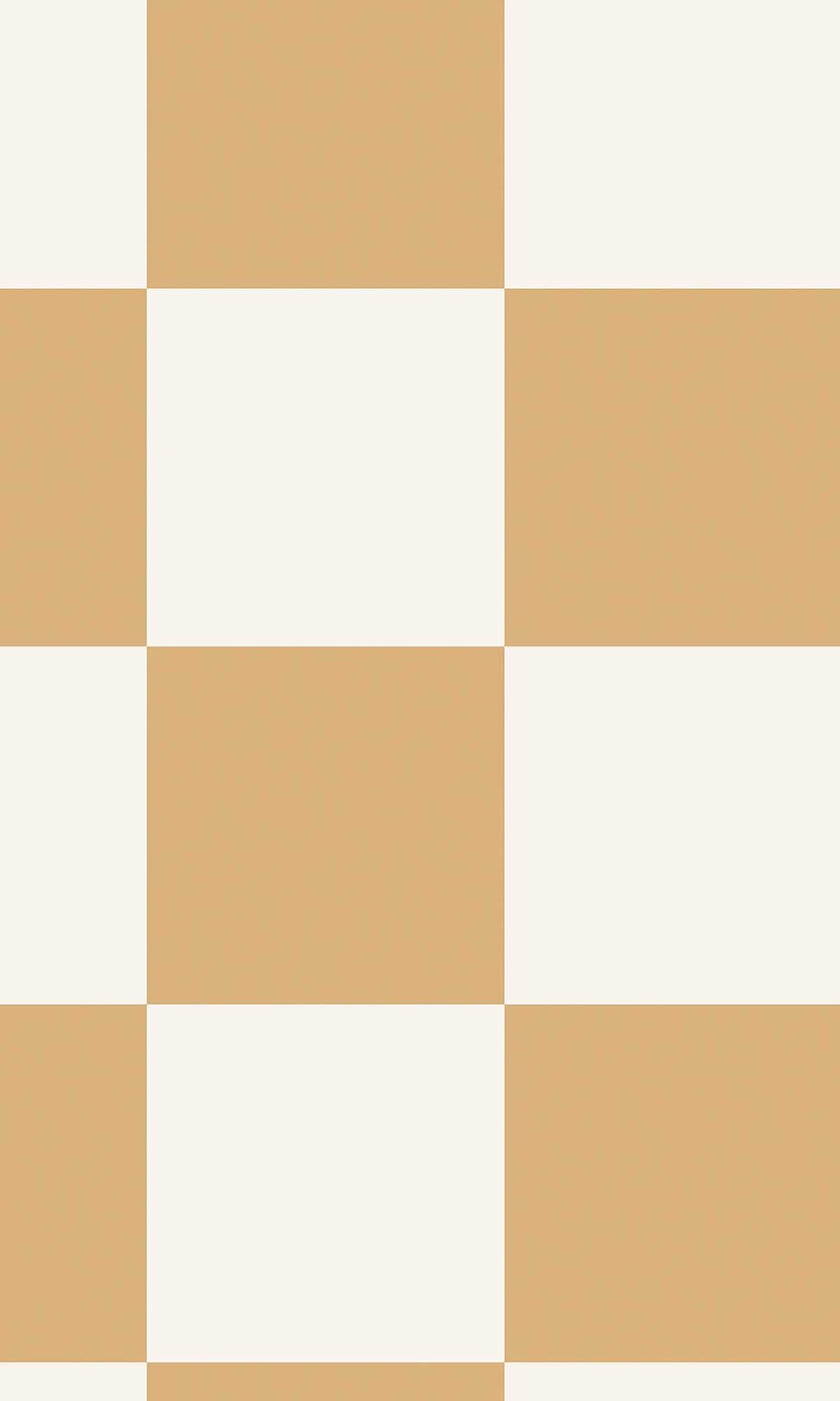 Orange Checkerboard Print Wallpaper R10022