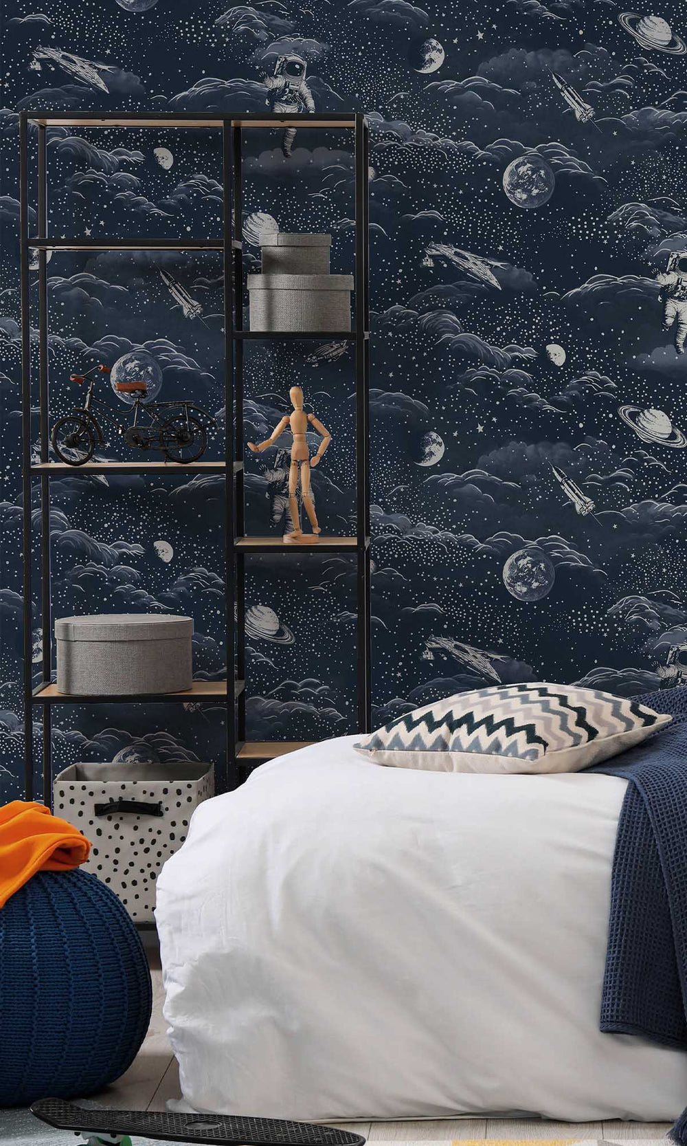 Blue/Silver Magical Galaxy Wallpaper R10024