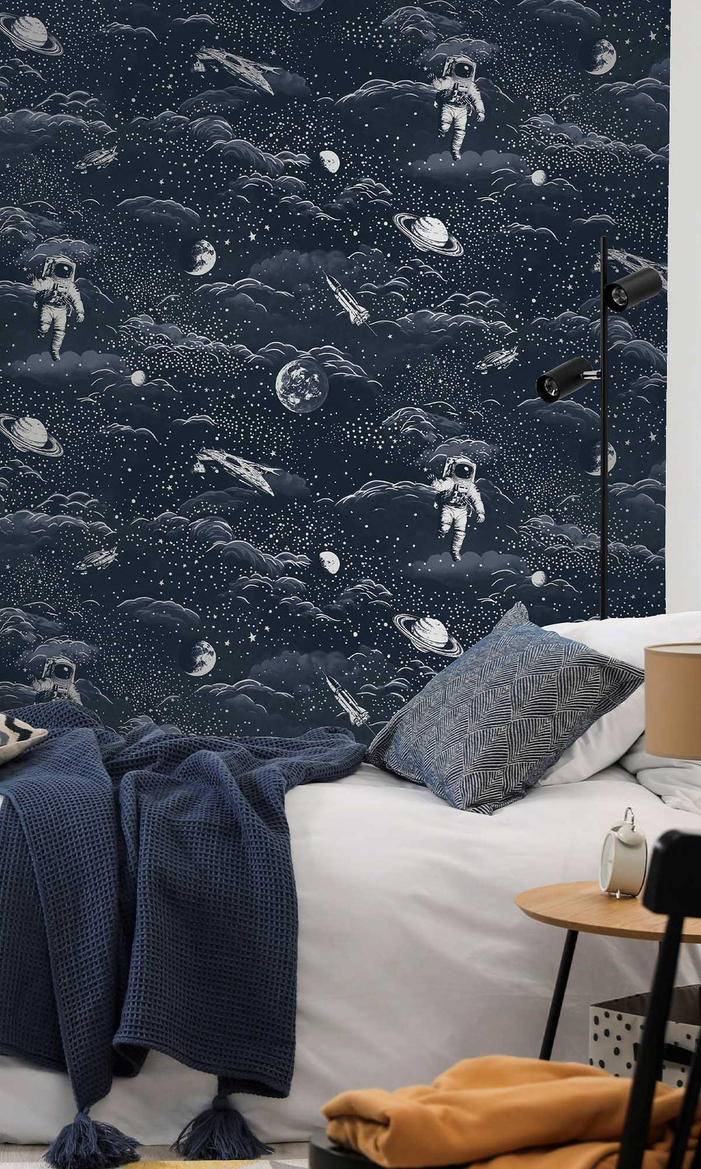 Blue/Silver Magical Galaxy Wallpaper R10024