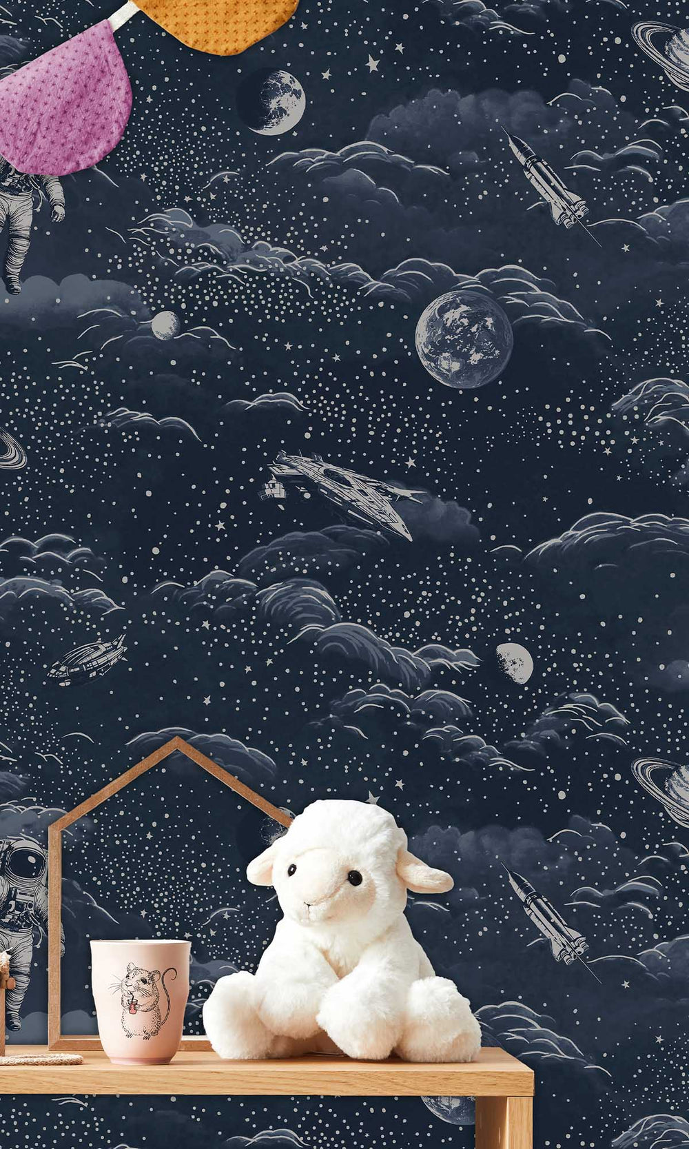 Blue/Silver Magical Galaxy Wallpaper R10024