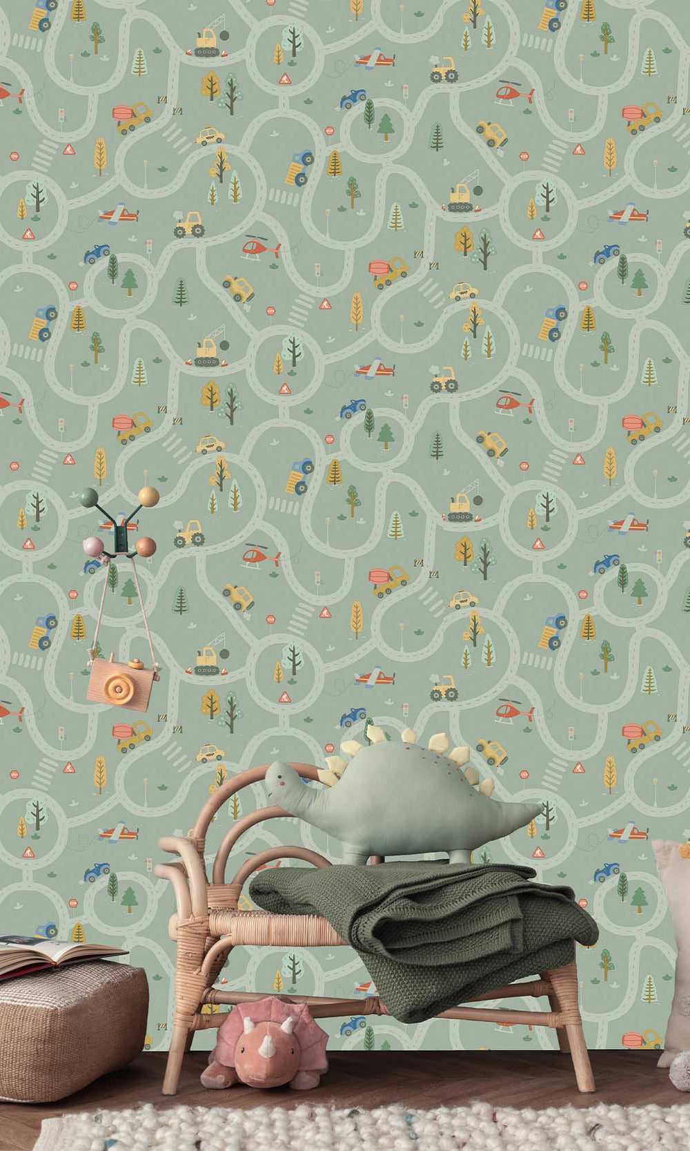 Sage Winding Roads of Adventure Wallpaper R10030
