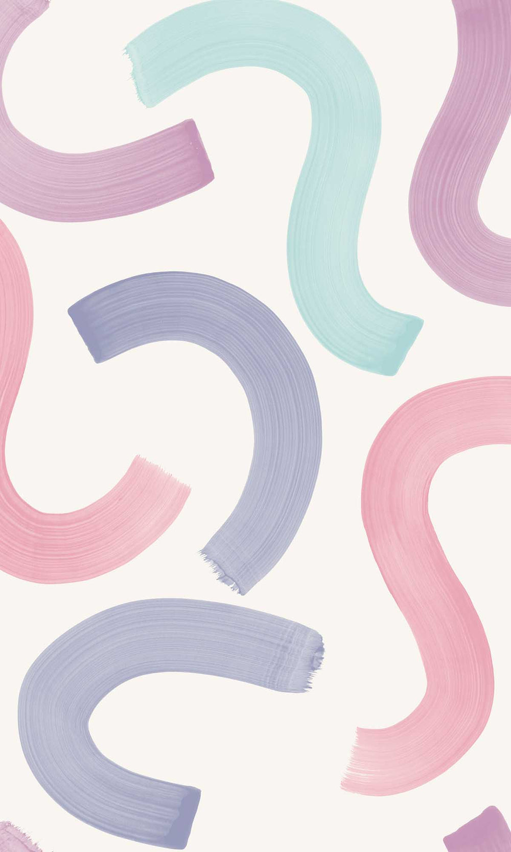 Aqua/Lilac/Pink Large Confettis Wallpaper R10037