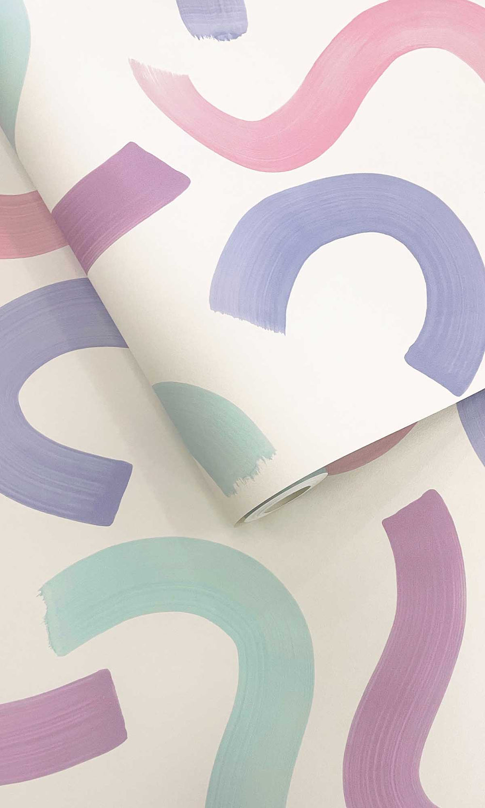 Aqua/Lilac/Pink Large Confettis Wallpaper R10037