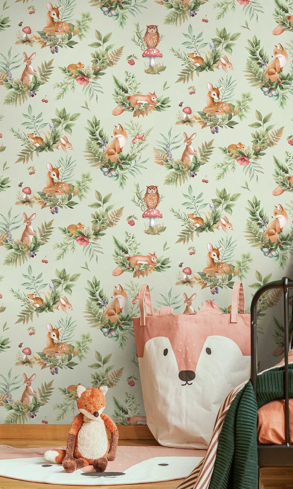 Sage Magical Woodlands Wallpaper R10041