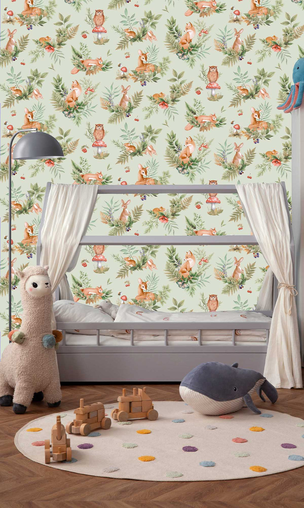 Sage Magical Woodlands Wallpaper R10041