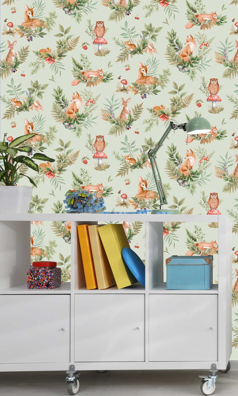 Sage Magical Woodlands Wallpaper R10041