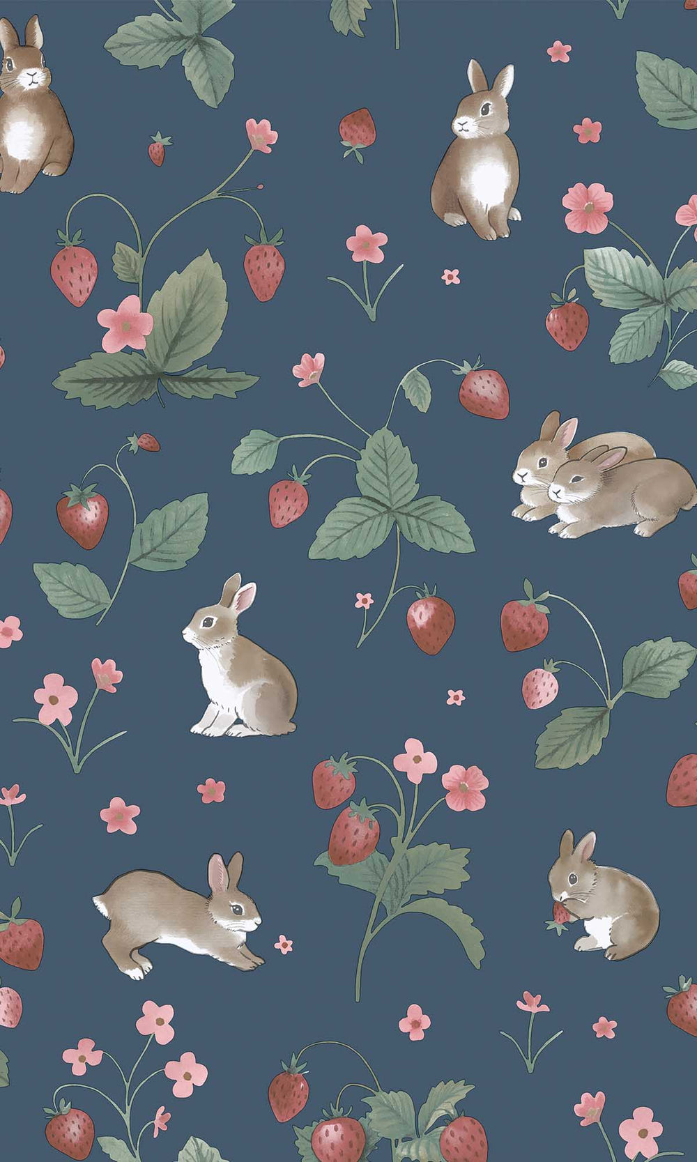 Navy Nature's Magic Wallpaper R10048