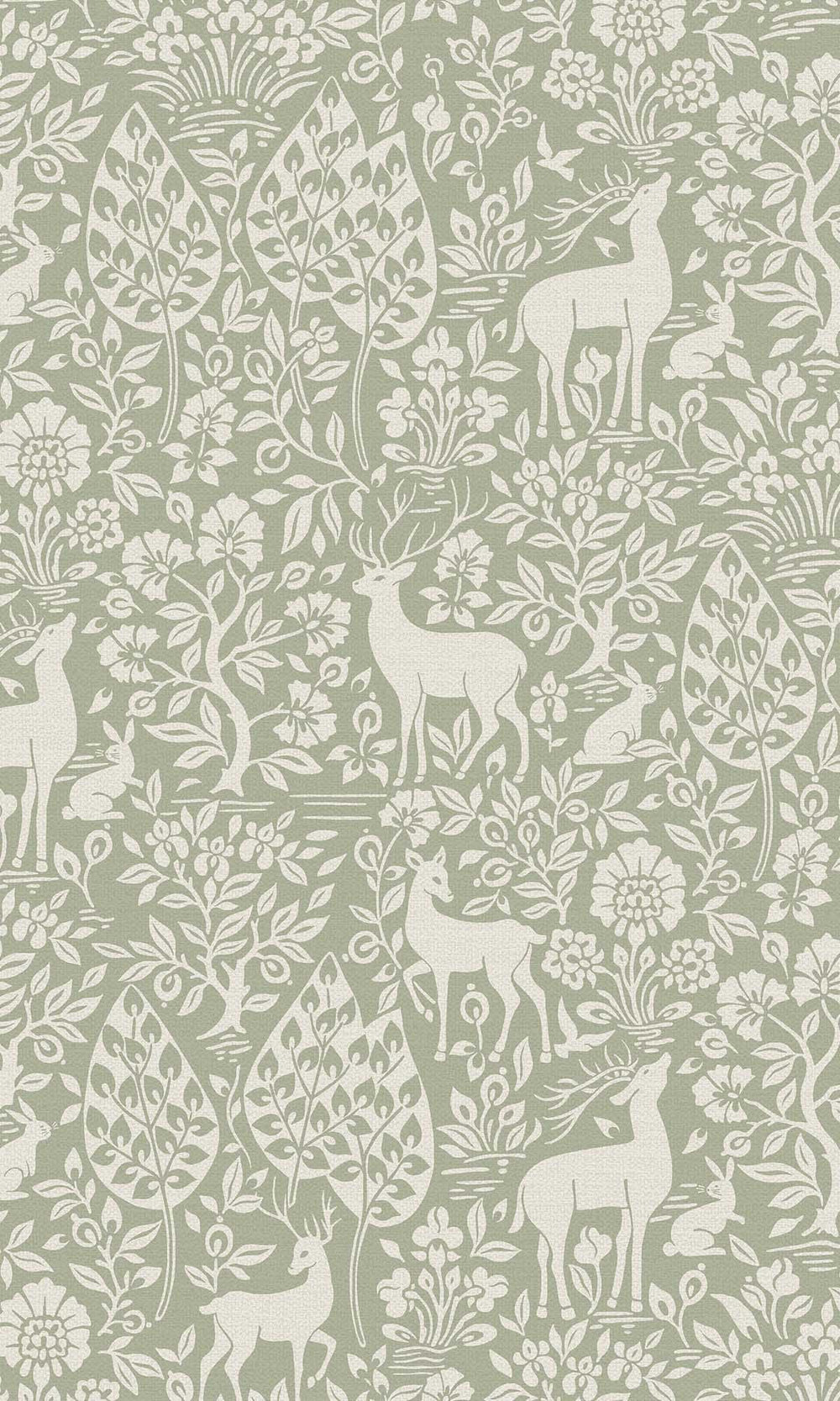 Sage Peaceful Forest Scene Wallpaper R10058