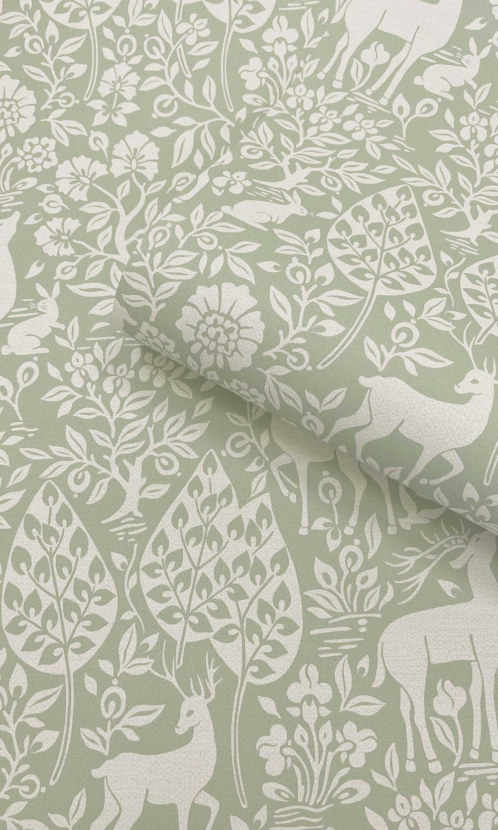 Sage Peaceful Forest Scene Wallpaper R10058