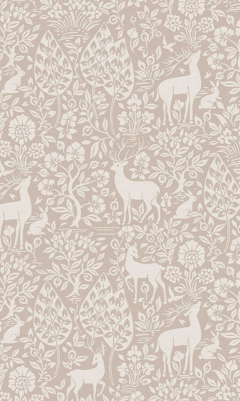 Pink Peaceful Forest Scene Wallpaper R10060