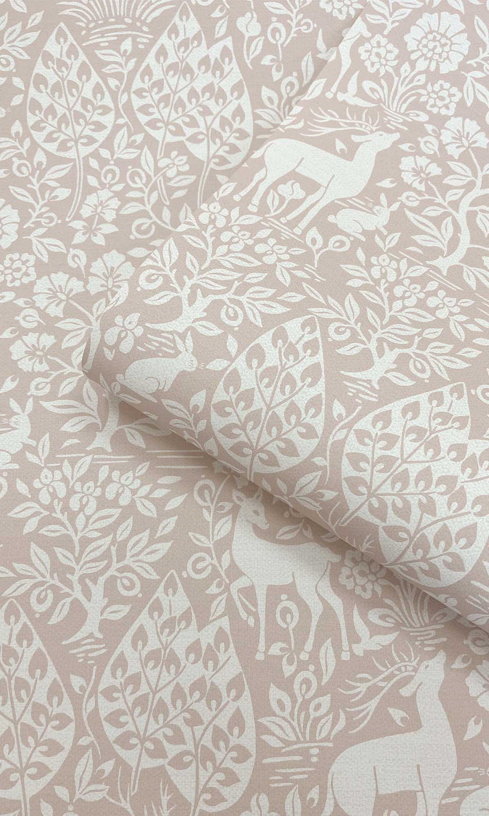 Pink Peaceful Forest Scene Wallpaper R10060