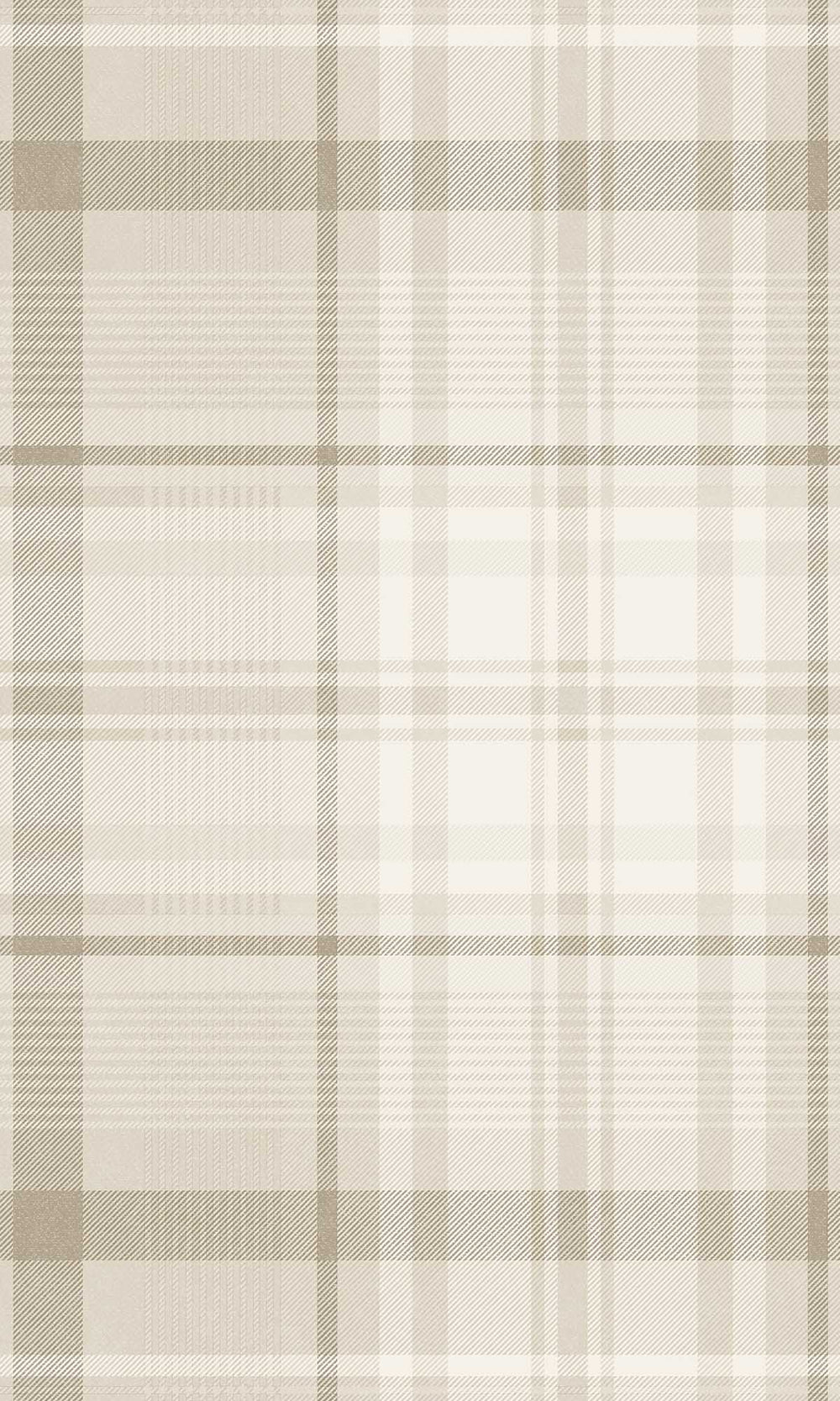 Neutral Kirkham Check Wallpaper R10064