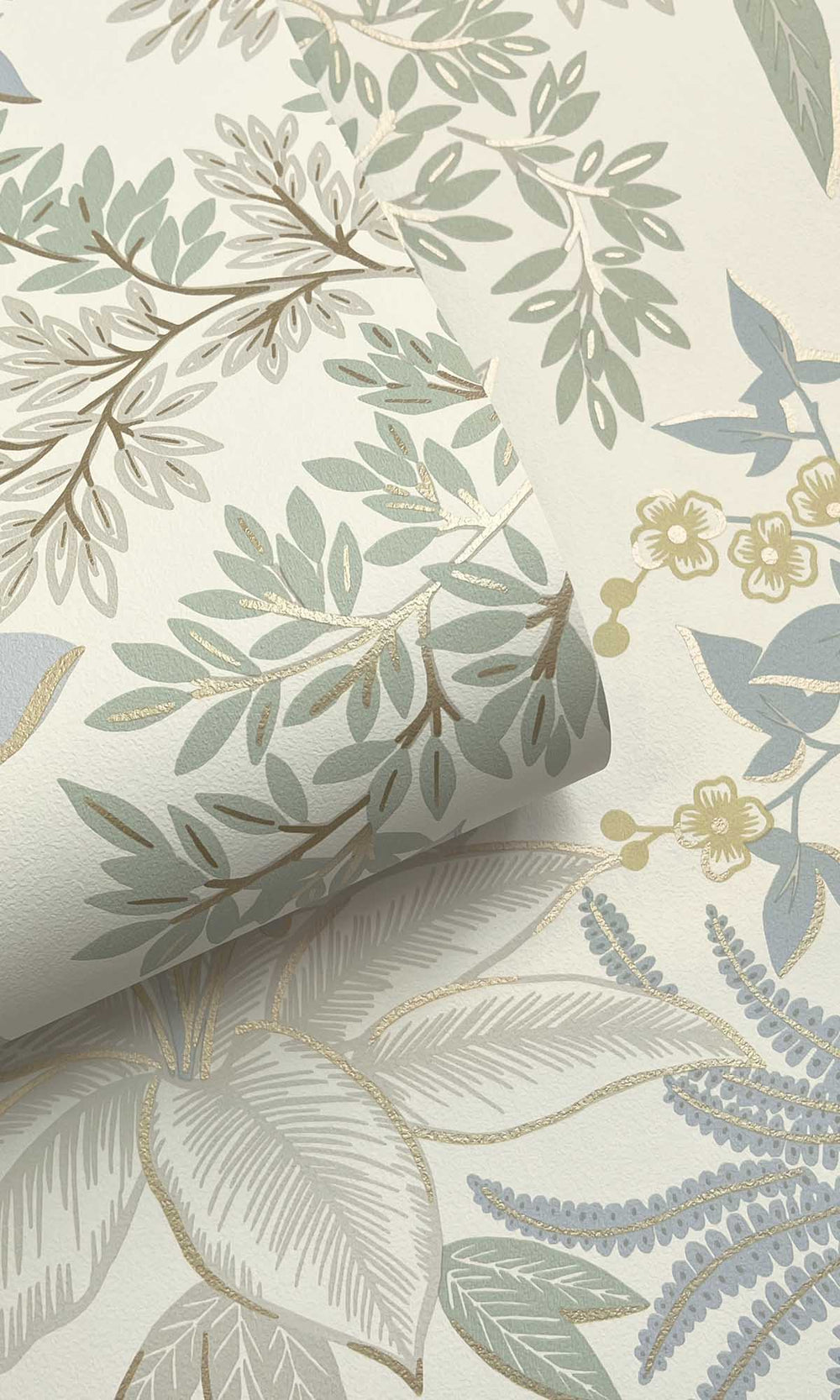 Blue Sage Lush Foliage Wallpaper R10081