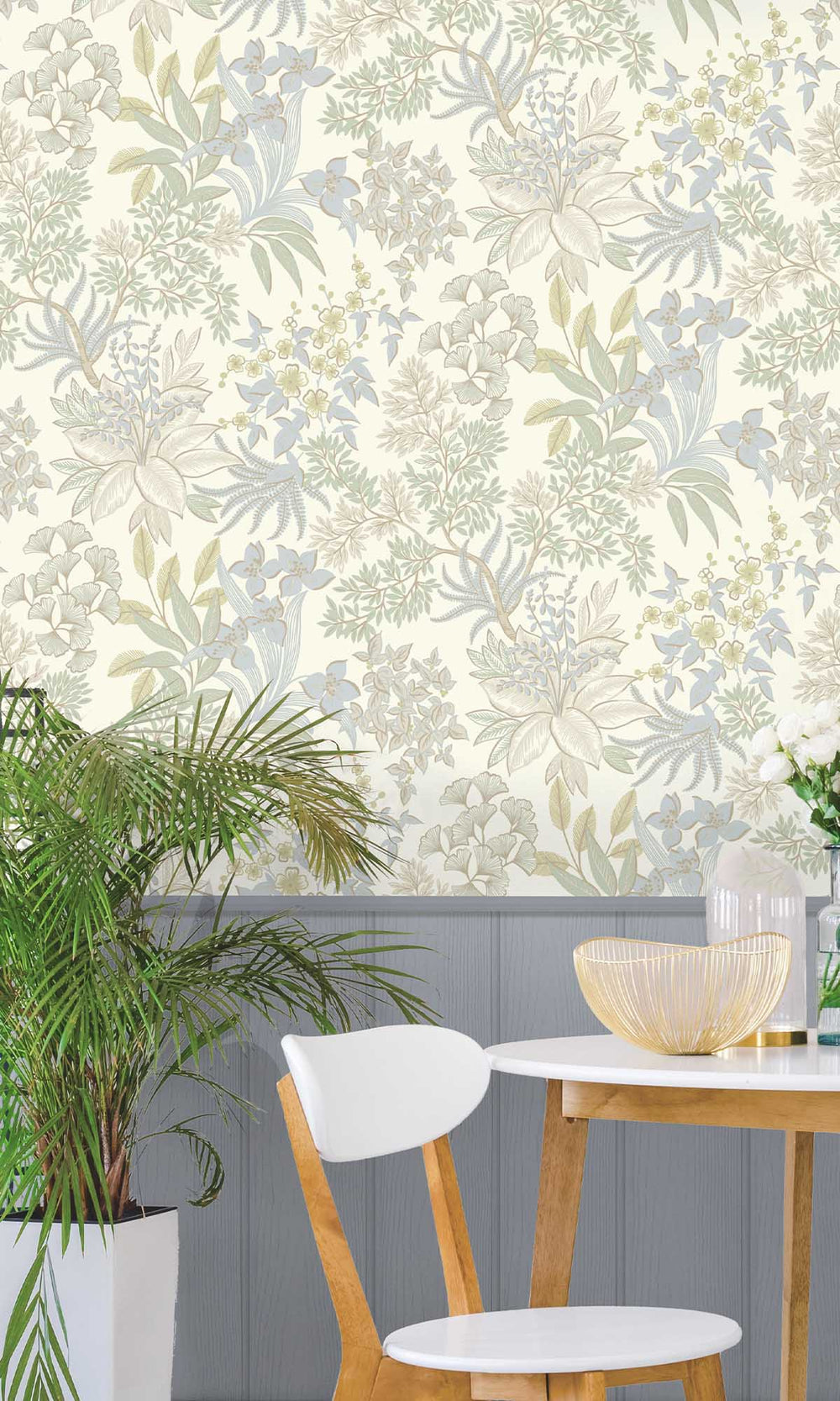 Blue Sage Lush Foliage Wallpaper R10081
