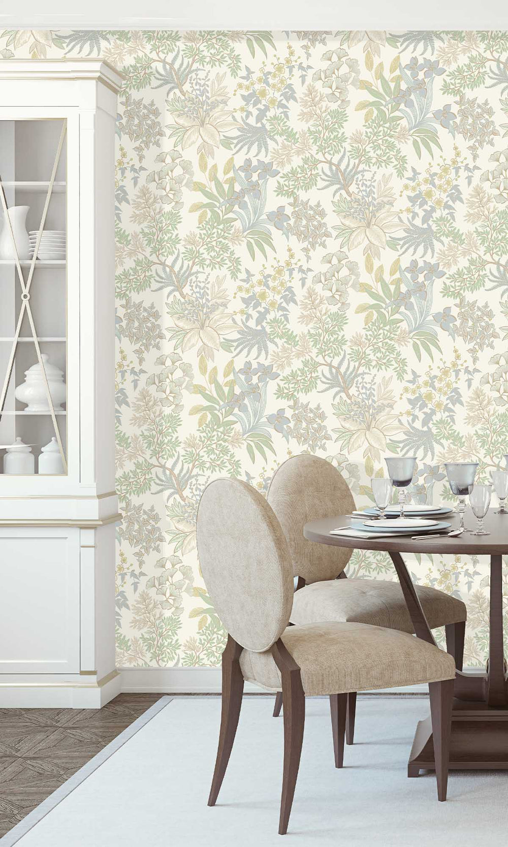 Blue Sage Lush Foliage Wallpaper R10081