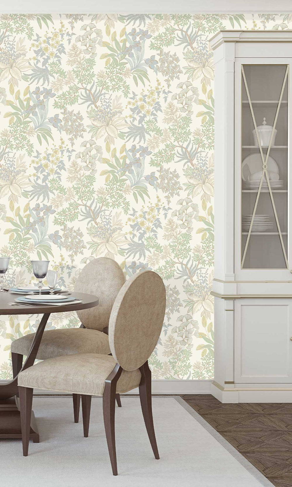 Blue Sage Lush Foliage Wallpaper R10081