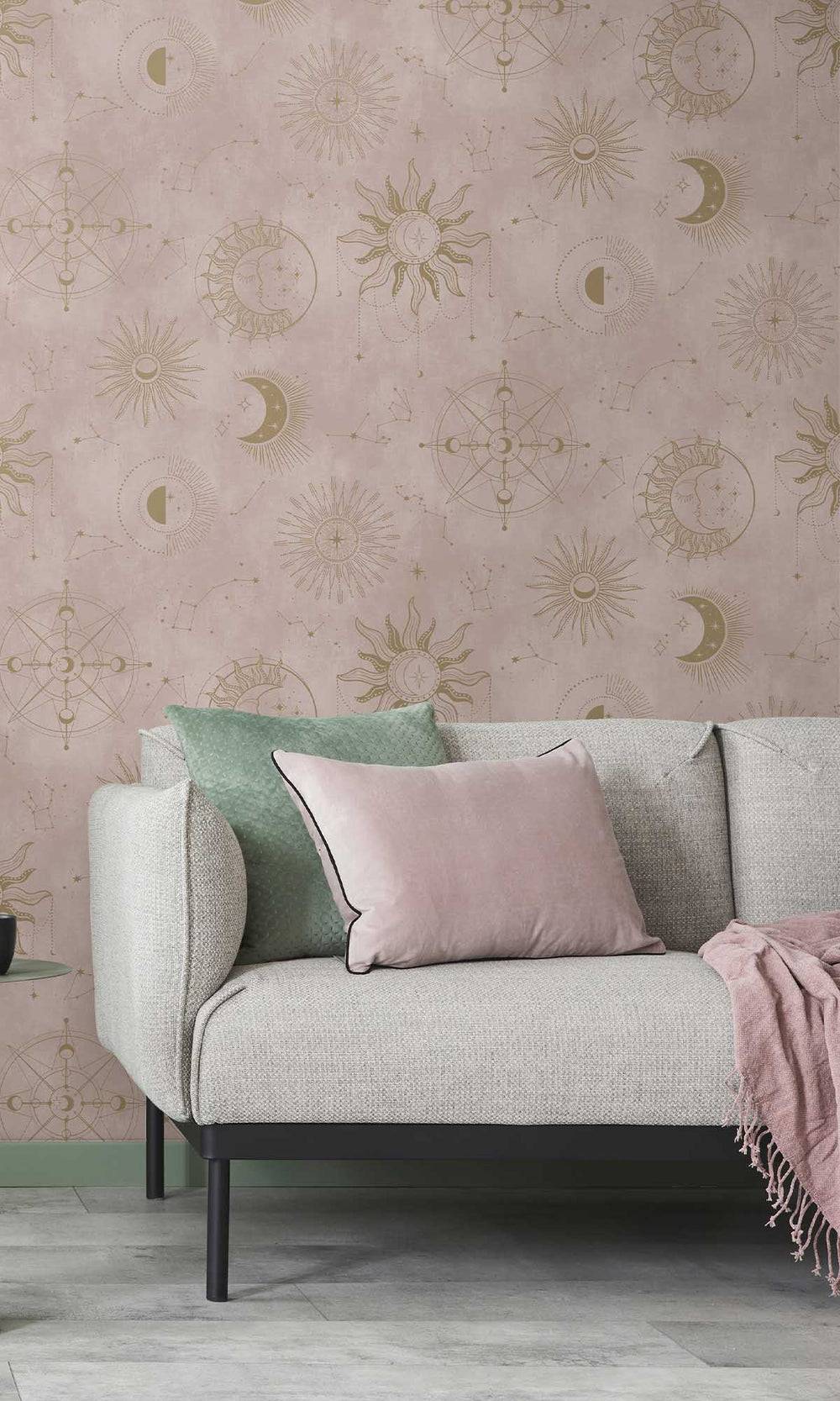Pink Gold Ancient Celestial Skies Wallpaper R10090