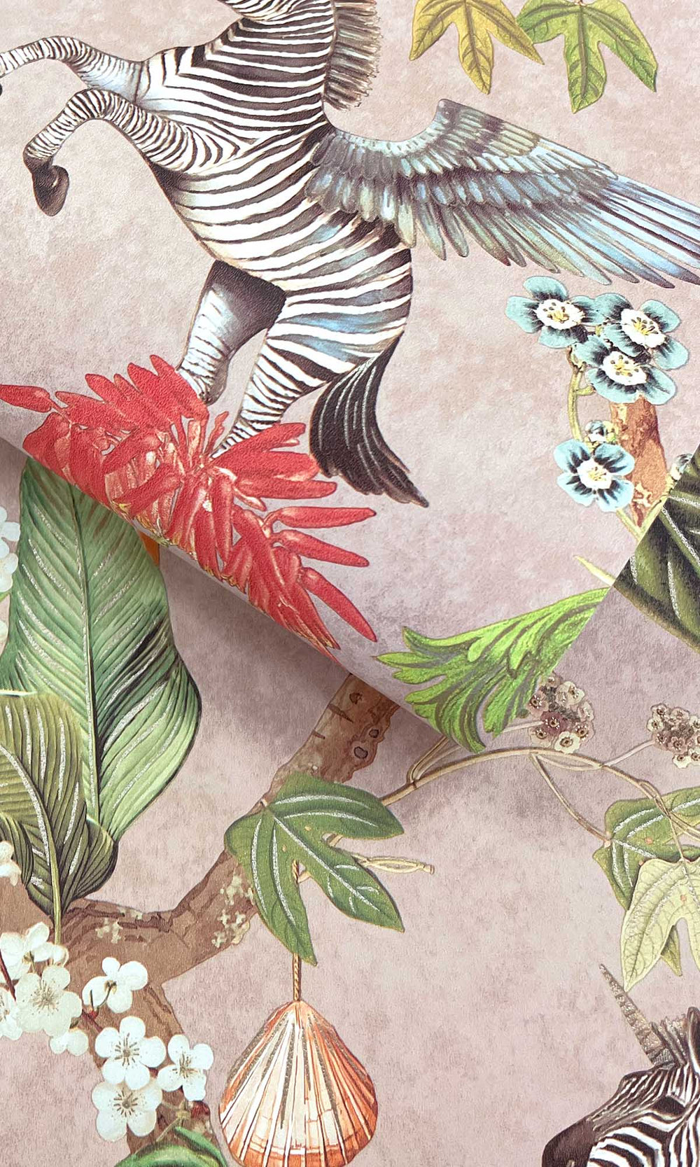 Soft Pink Magical Safari Wallpaper R10094