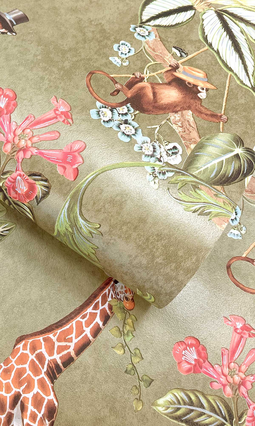 Gold Magical Safari Wallpaper R10096