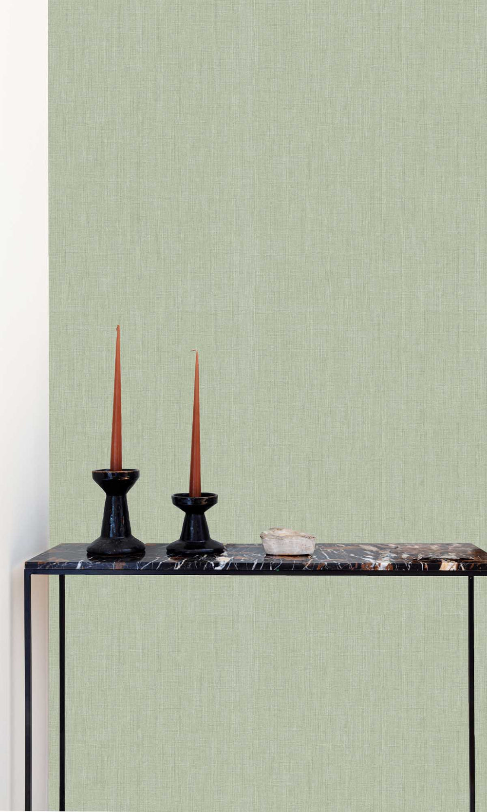 Jungle Moss Faux Fabric Print Wallpaper R10099