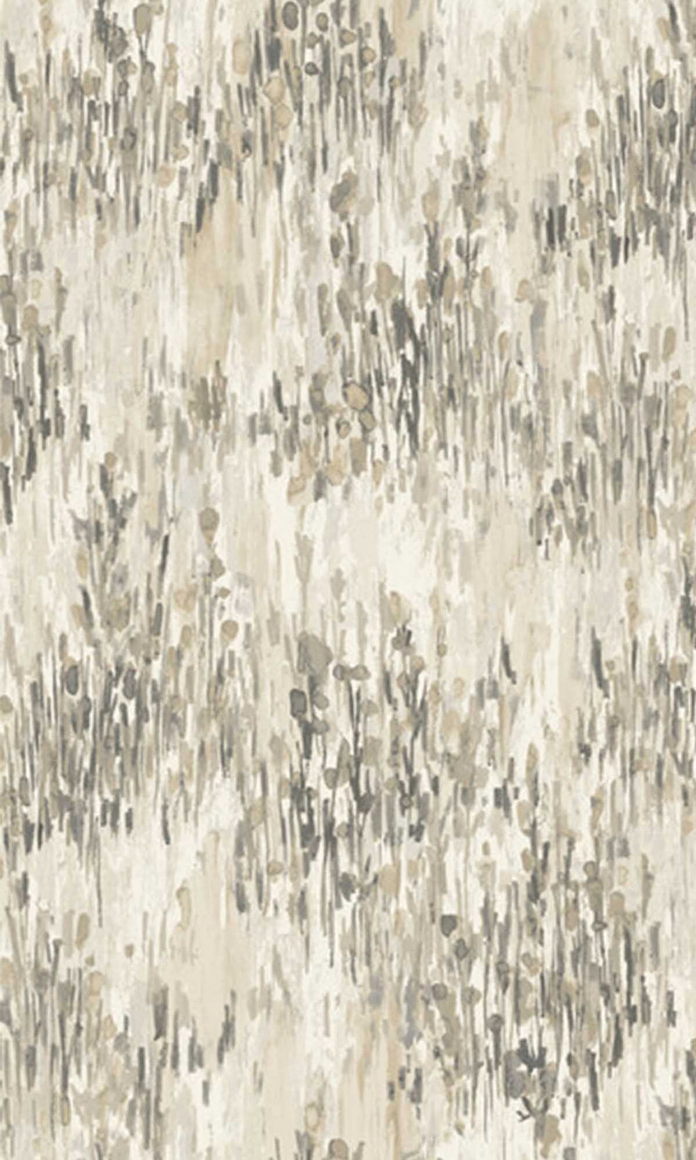 Newsprint Grey Abstract Grassland Wallpaper R10121
