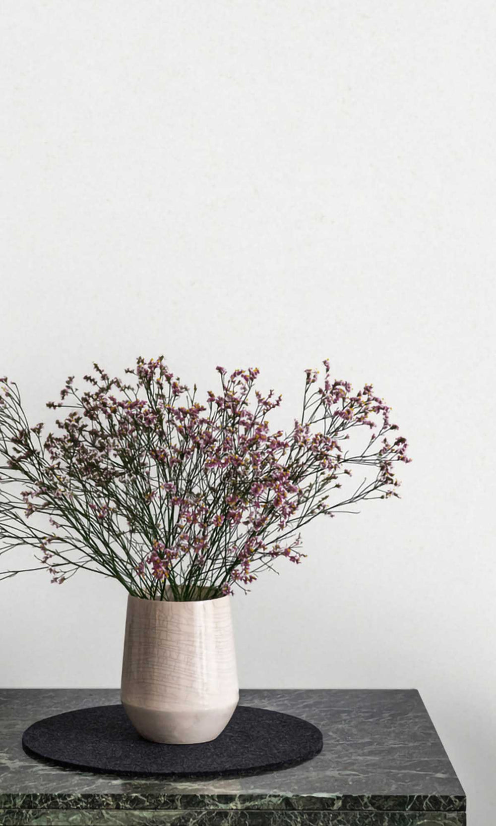 Pearl White Faux Concrete Wallpaper R10128