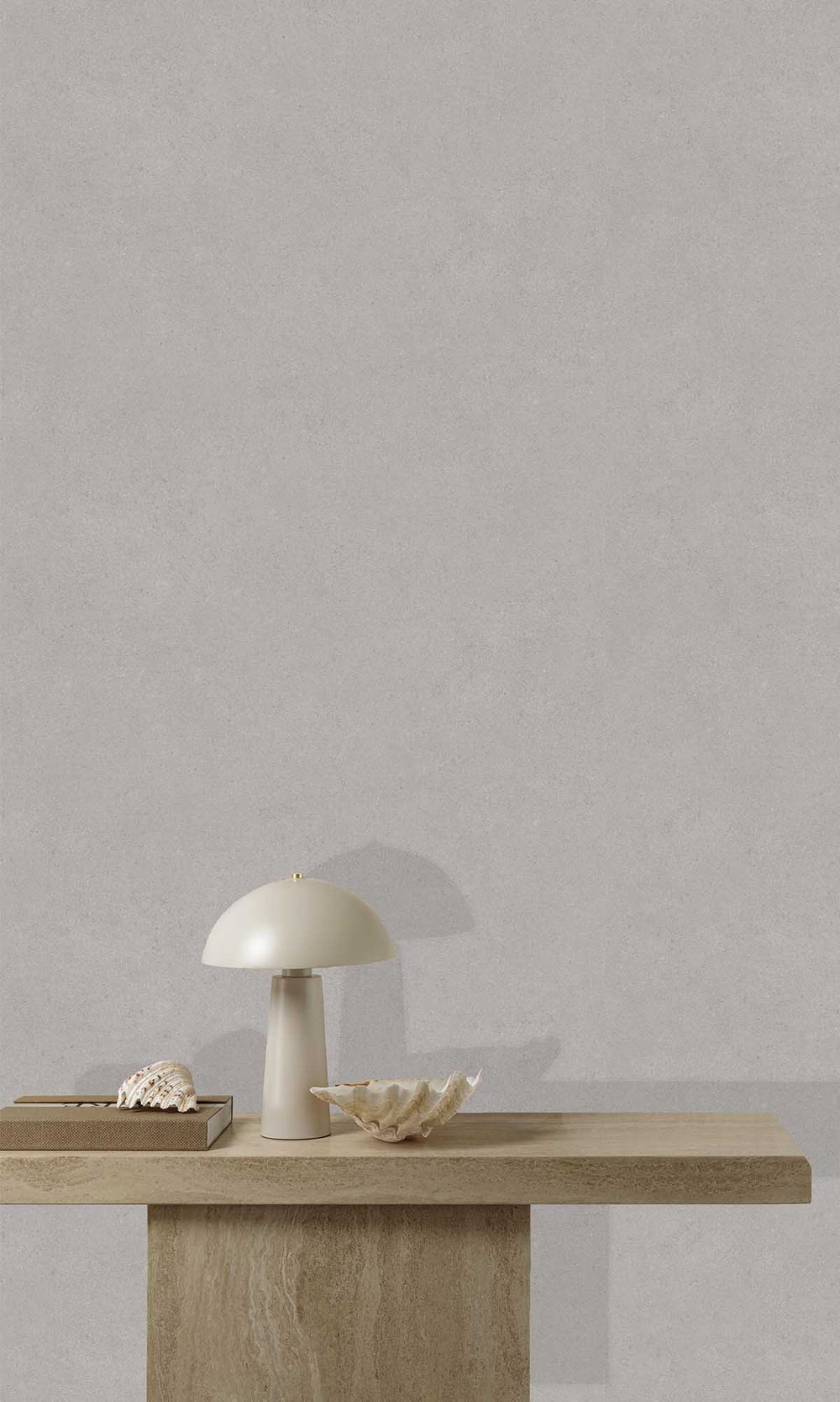 Flint Rock Grey Faux Concrete Wallpaper R10133