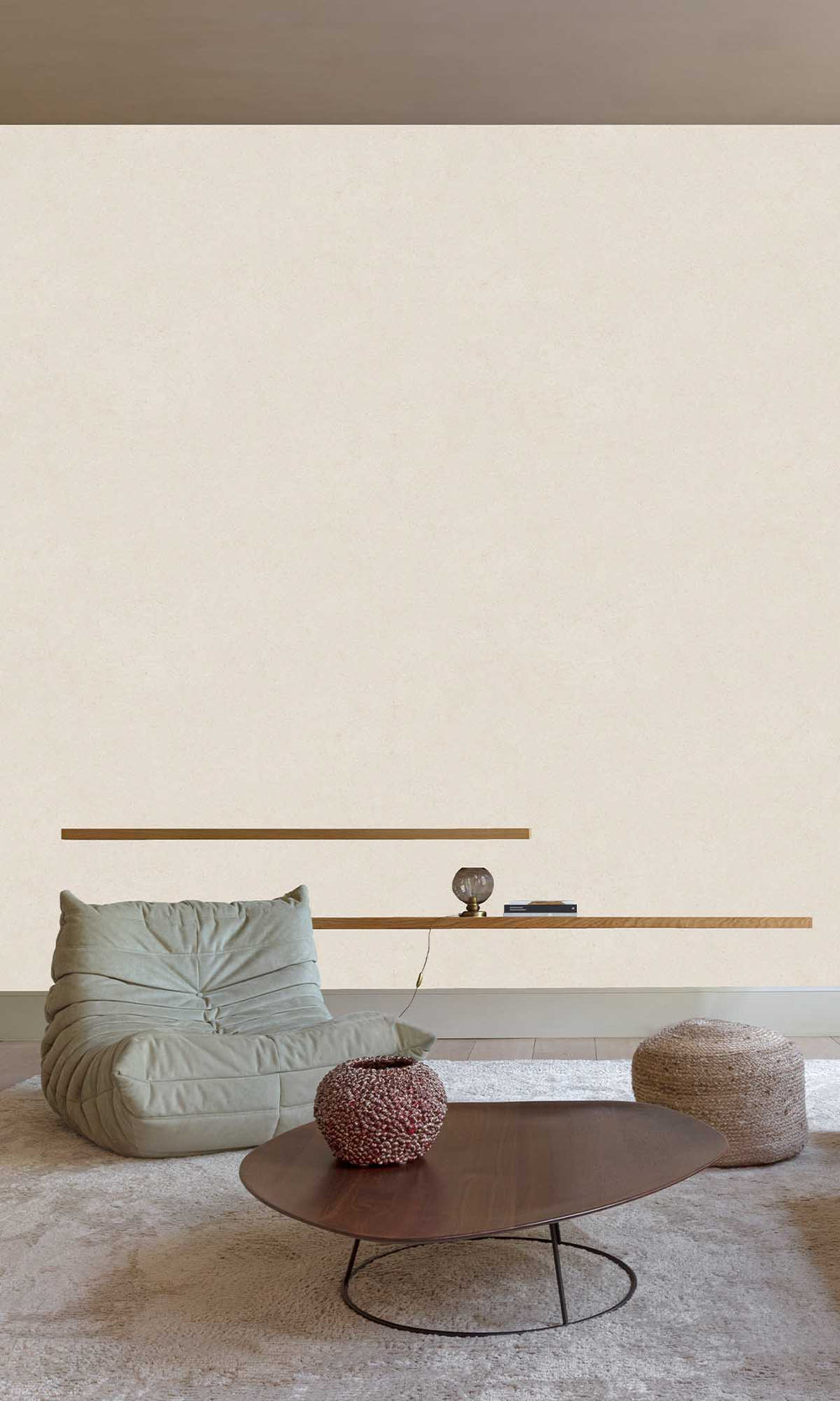 Gettysburg Grey Faux Concrete Wallpaper R10135