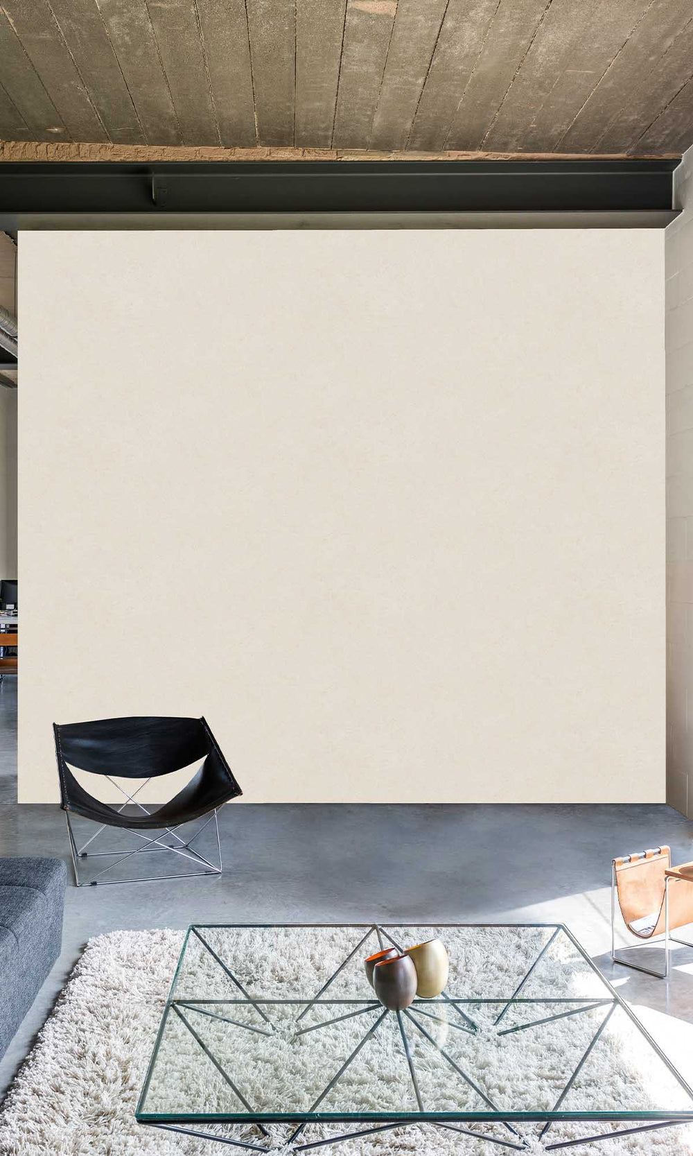 Gettysburg Grey Faux Concrete Wallpaper R10135