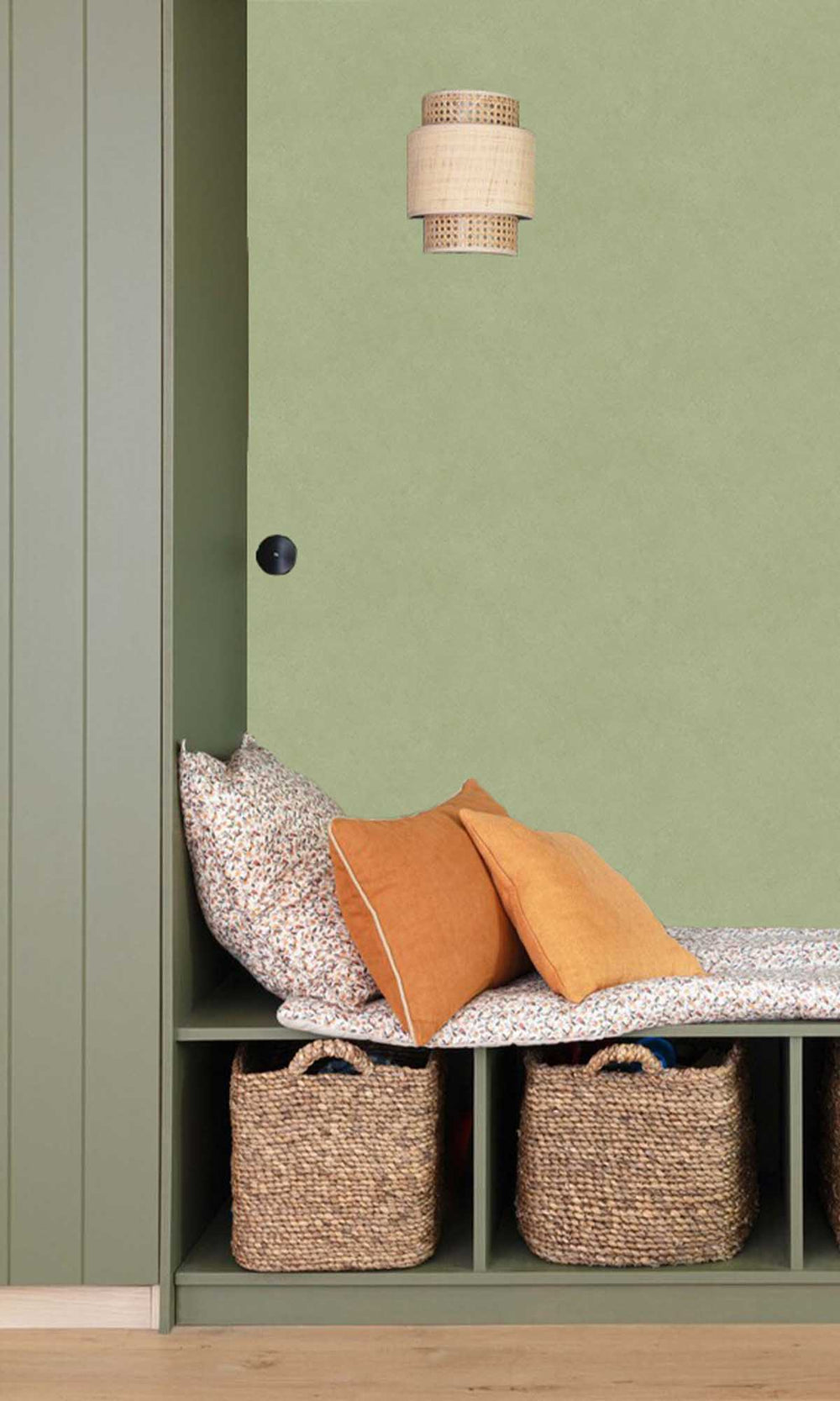 Cucumber Crush Faux Concrete Wallpaper R10140