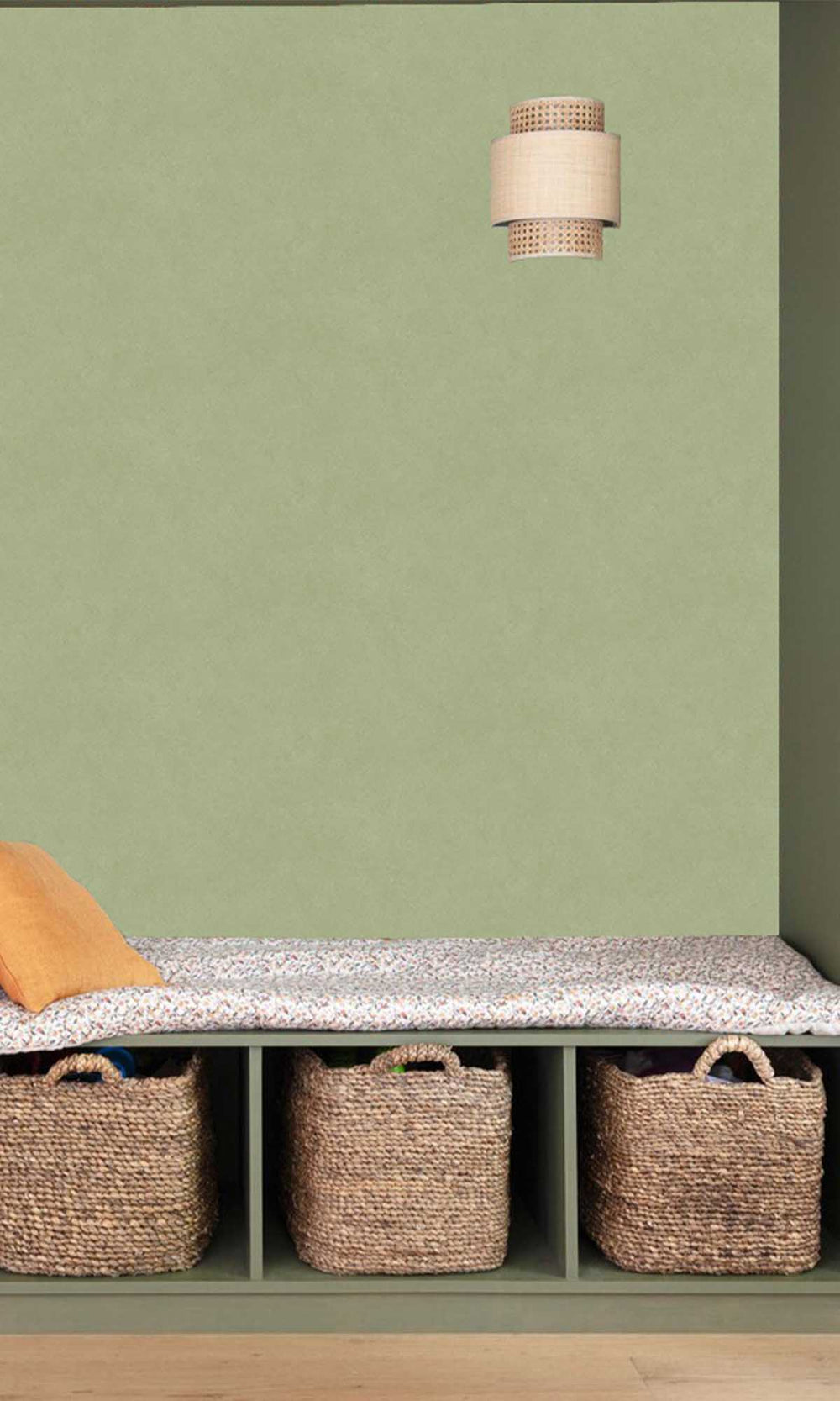 Cucumber Crush Faux Concrete Wallpaper R10140