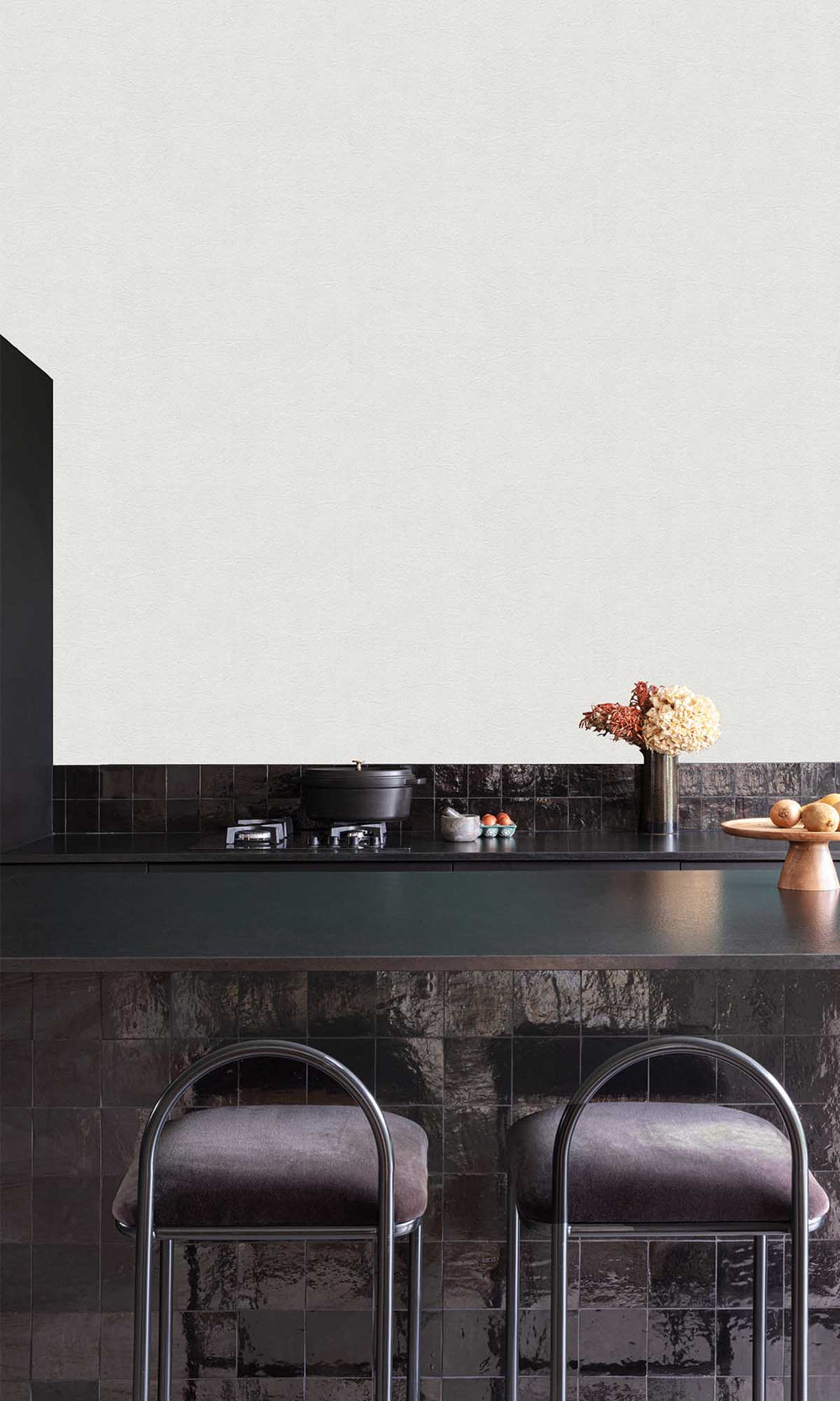 Orca White Faux Leather Wallpaper R10143