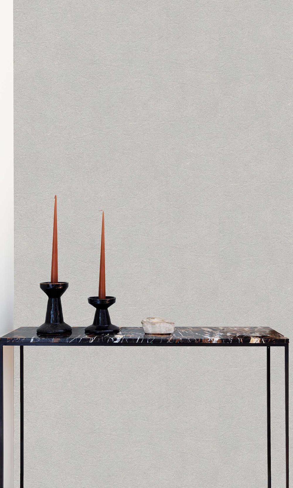 Grey Scape Faux Leather Wallpaper R10144
