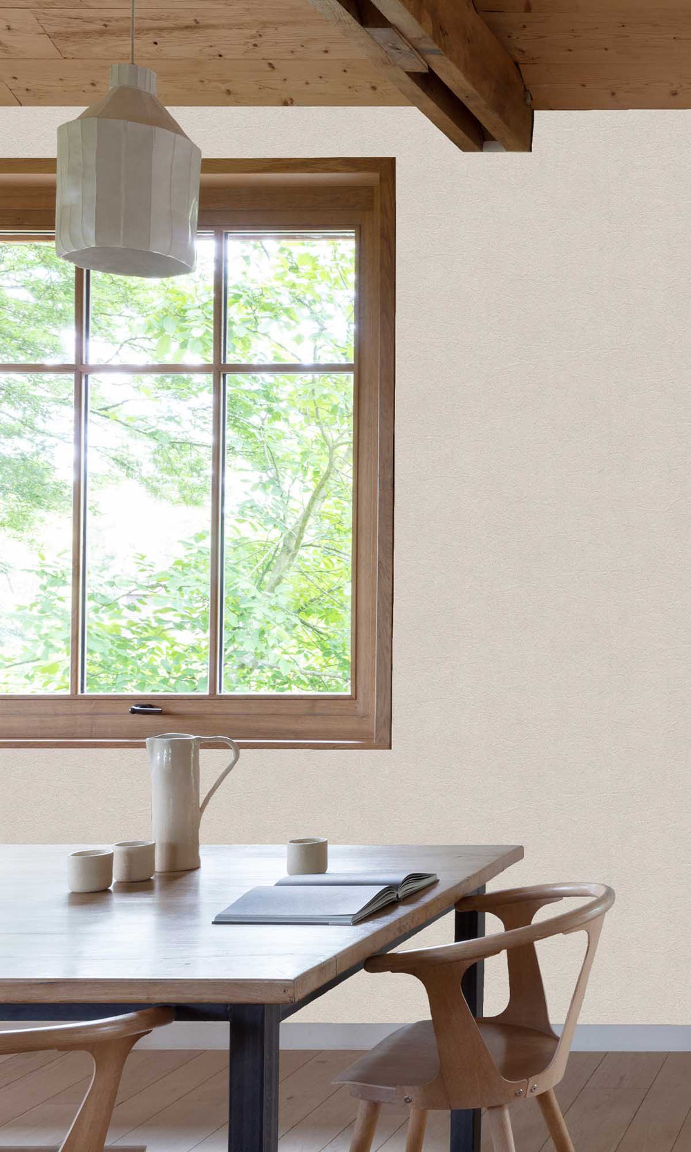 Pearl Ash Faux Leather Wallpaper R10146